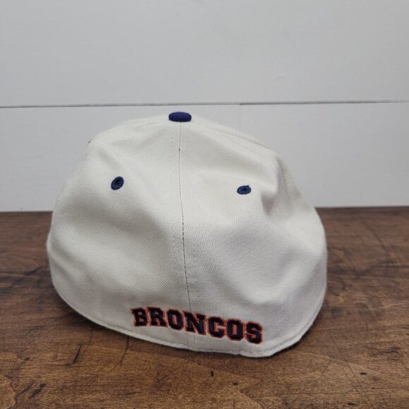 NFL Denver Broncos Embroidered Wool Blend Logo Hat Fitted Men's sz 7 1/4 - Picture 3 of 6